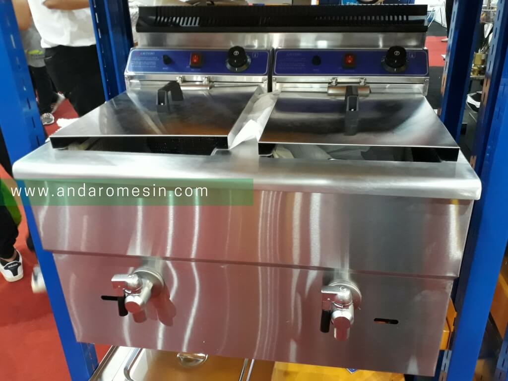 Gas Deep Fryer | Harga Alat Penggorengan Fried Chicken & Kentang