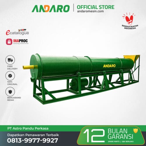 Mesin Dryer Rotary ANDARO