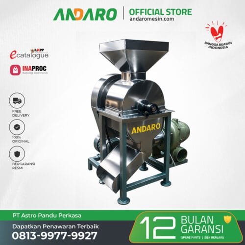 Mesin Pemecah dan Pemisah Biji Kakao ANDARO