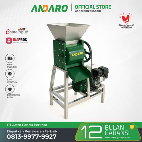 Mesin Pengupas Kulit Kopi Segar Andaro