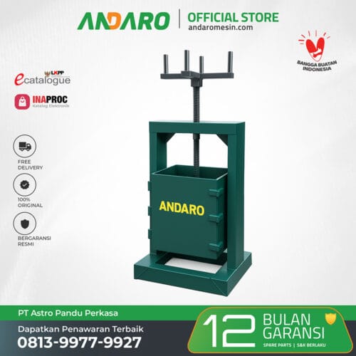 Mesin Press Sabut Kelapa ANDARO
