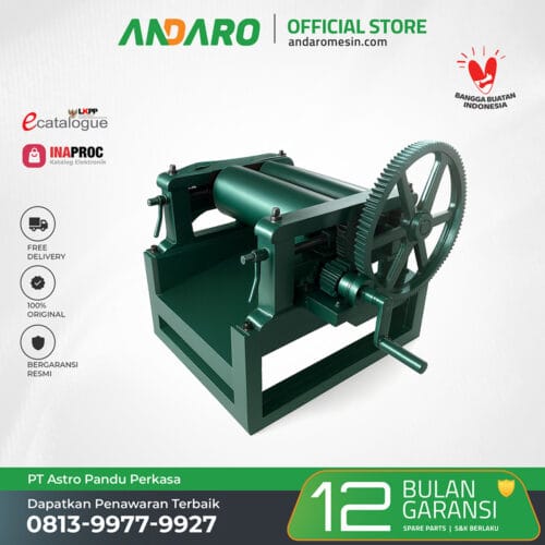 Mesin Roll Karet Andaro Hijau