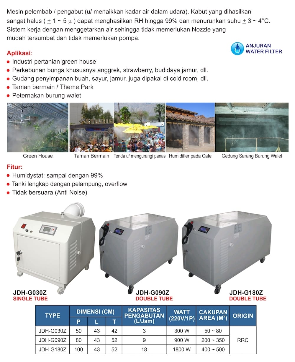 Katalog Mesin Kabut Walet