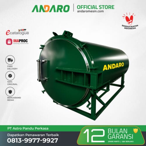 Mesin Boiler Jamur (Autoclave)
