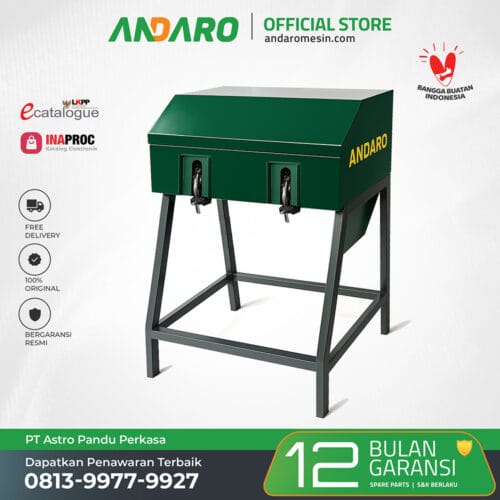 Mesin Cungkil Batok Kelapa Andaro 2 Pisau