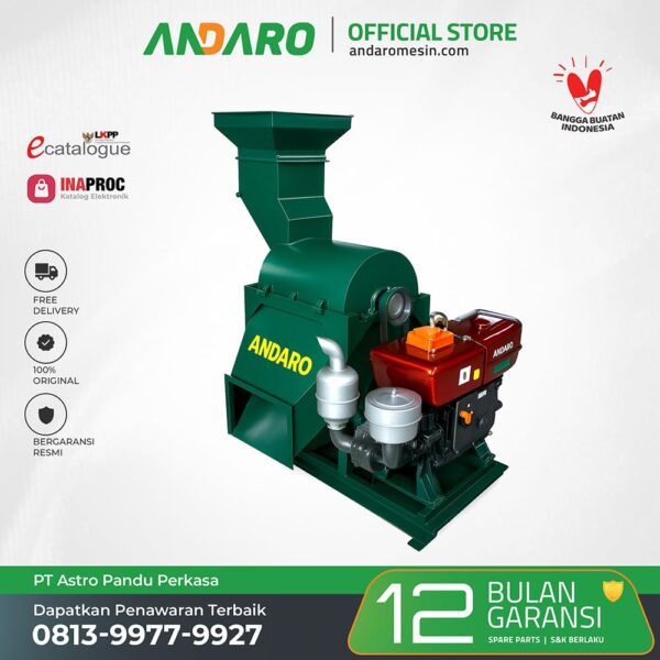 Mesin Granulator Arang Briket ANDARO