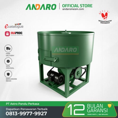 Mesin Pencampur Bahan Briket Andaro