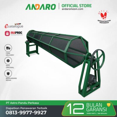 Mesin Pengayak Arang ANDARO