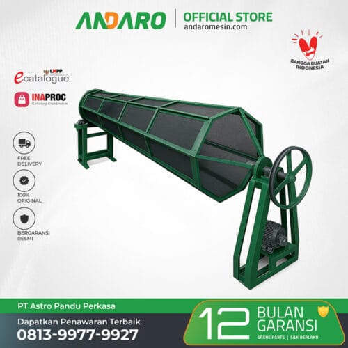 Mesin Pengayak Arang ANDARO