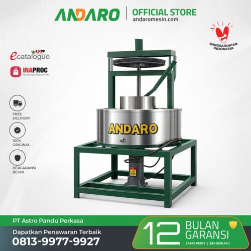 Mesin Pengempa Lemak Coklat Andaro Mesin