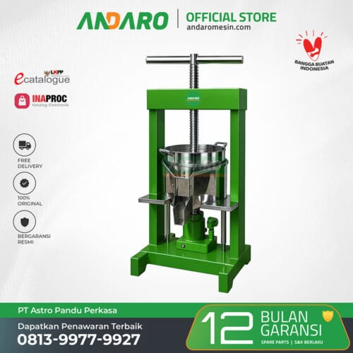 Alat Press Sari Buah Pinang