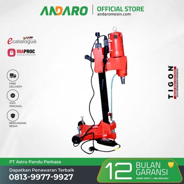 Core Drill Rig TCD-2205 CE | Mesin Bor Aspal Listrik
