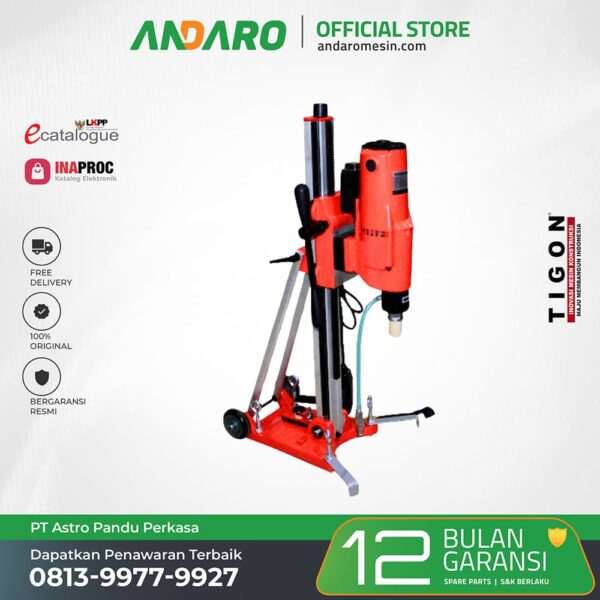 Core Drill Rig TCD-2550 BE | Mesin Bor Aspal Listrik
