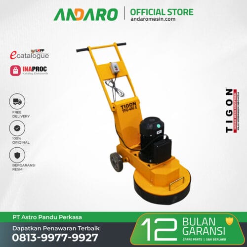 Floor Grinding Machine TFG-450E | Mesin Poles Lantai Aspal dan Beton