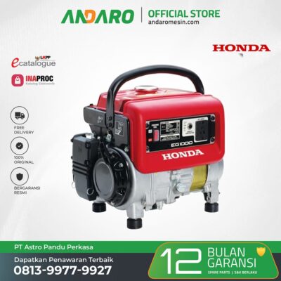 Genset Honda EG 1000 | Generator Engine Bensin 750 Watt