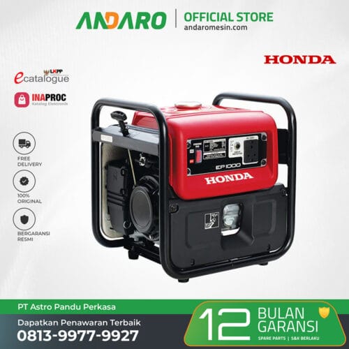 Genset Honda EP 1000 | Generator Engine Bensin 750 Watt