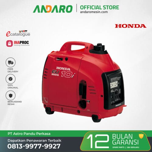 Genset Honda EU 10 IT1 | Generator Engine Bensin 1000 Watt