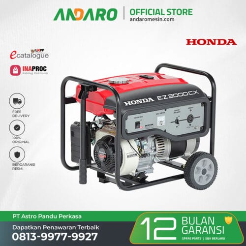 Genset Honda EZ3000CX | Generator Engine Bensin 2500 Watt