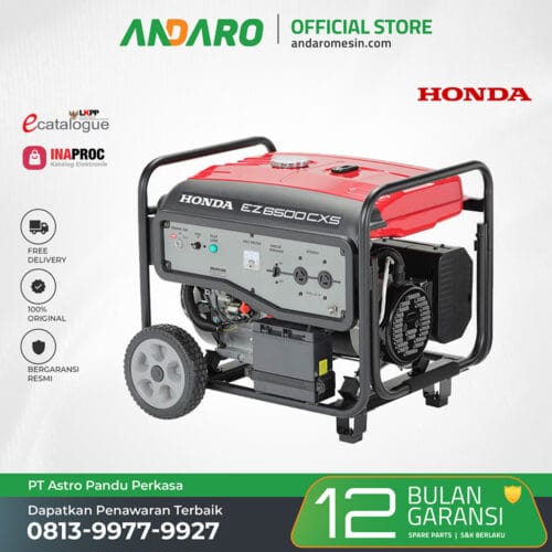 Genset Honda EZ6500CX | Generator Engine Bensin 5500 Watt