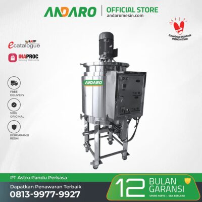 Homogenizer Tank Triple Jacket 50L