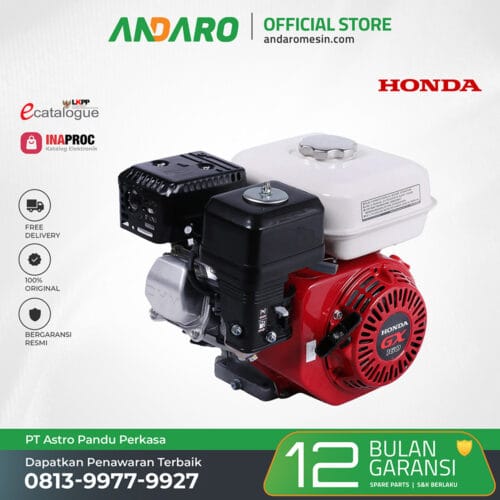 Honda GX-160 Mesin Penggerak | Engine Bensin Kapasitas 5.5 HP
