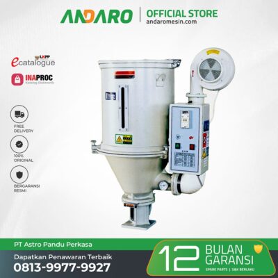 Hopper Air Dryer Mesin Pengering Biji Plastik