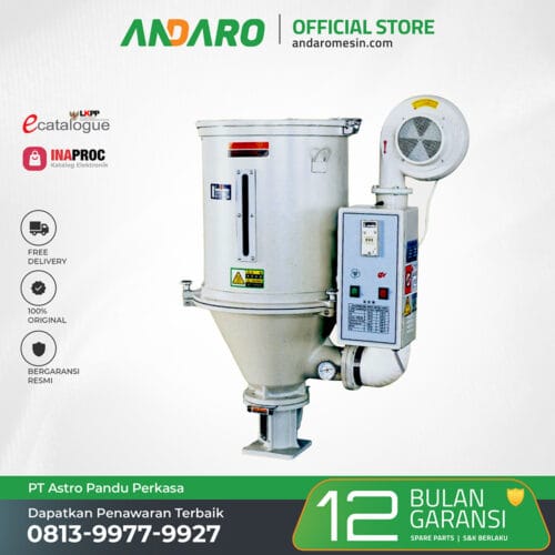 Hopper Air Dryer Mesin Pengering Biji Plastik