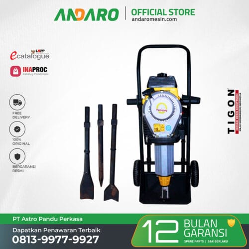 Jack Hammer TG-CPB55 | Mesin Pembobok Beton dan Penghancur Batu