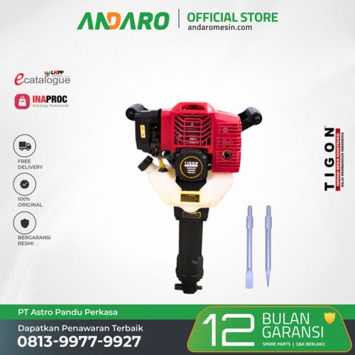 Jack Hammer TPB-52G | Mesin Pembobok Beton dan Penghancur Batu