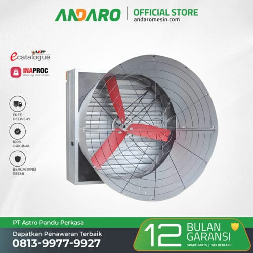 Kipas Exhaust Kandang Ayam | Cone Shutter Fan