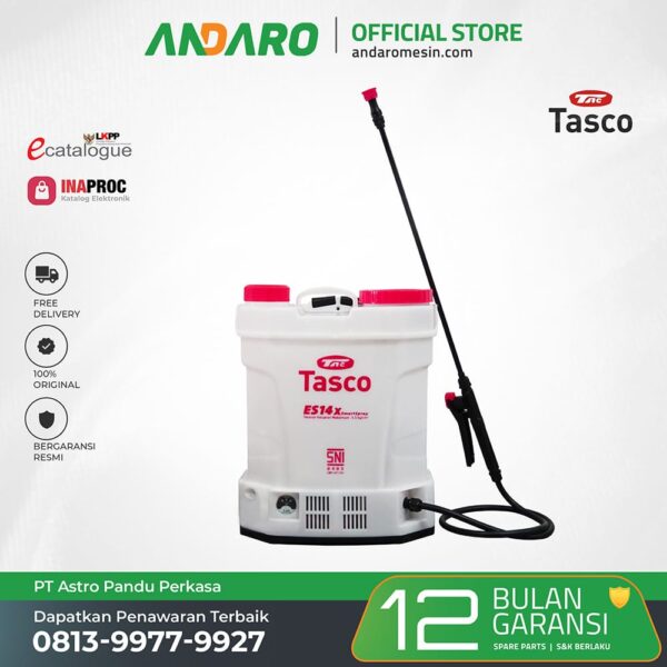 Knapsack Sprayer TASCO ES-14X | Elektrik 14 Liter