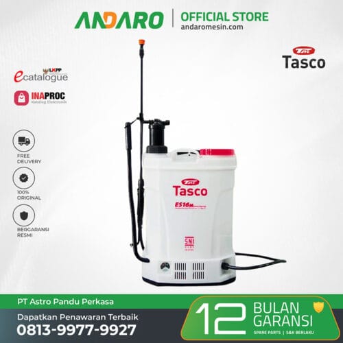 Knapsack Sprayer TASCO ES-16M | Elektrik 16 Liter