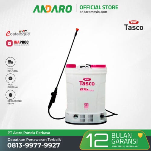 Knapsack Sprayer TASCO ES-16X | Elektrik 16 Liter