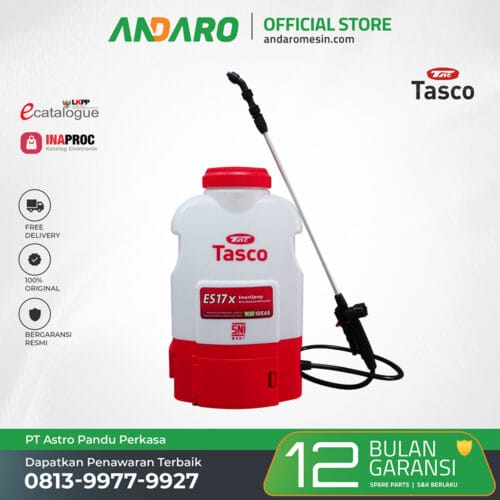 Knapsack Sprayer TASCO ES-17X | Elektrik 17 Liter