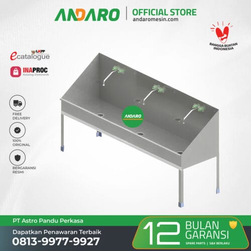 Meja Washing Slaughter Sink Table