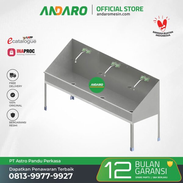 Meja Washing Slaughter Sink Table