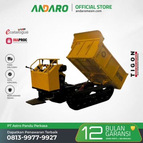 Mesin Angkut Sawit Hidrolik TMD-1500 HD | Mini Dumper 1.5 Ton