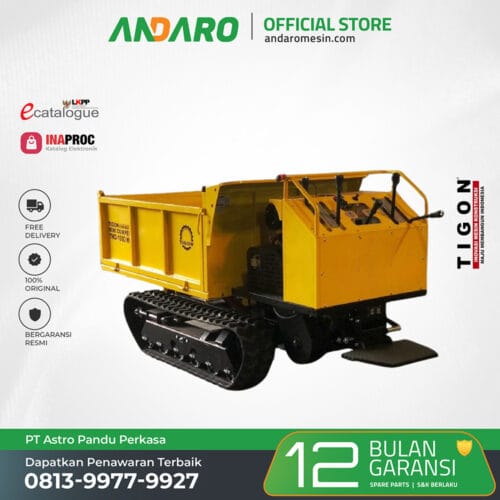 Mesin Angkut Sawit Hidrolik TMD-1500 HD | Mini Dumper 1.5 Ton