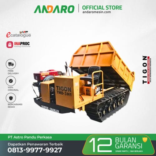 Mesin Angkut Sawit Hidrolik TMD-3H1 | Mini Dumper 3 Ton