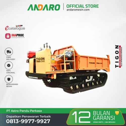 Mesin Angkut Sawit Hidrolik TMD-3H1 | Mini Dumper 3 Ton
