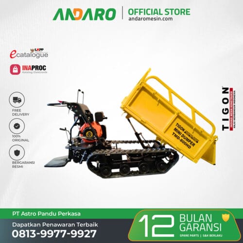 Mesin Angkut Sawit Hidrolik TMD-800 HD | Mini Dumper Crawler