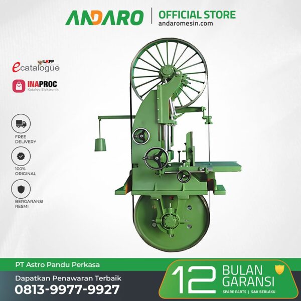 Mesin Band Saw Gergaji Pita Selendang PANDAN YT-36