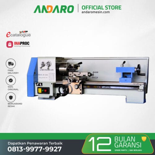 Mesin Bubut Besi Logam Bench Lathe