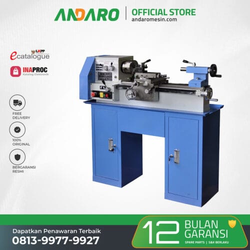 Mesin Bubut Besi Logam Bench Lathe ANDARO ABL-430RO