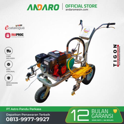 Mesin Cat Marka Jalan Thermoplastic TRM-001M 2 Gun