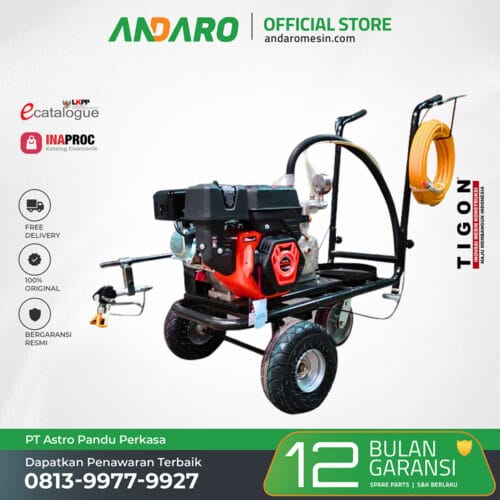 Mesin Cat Marka Jalan Thermoplastic TRM-2001G 1 Gun | Road Making Machine