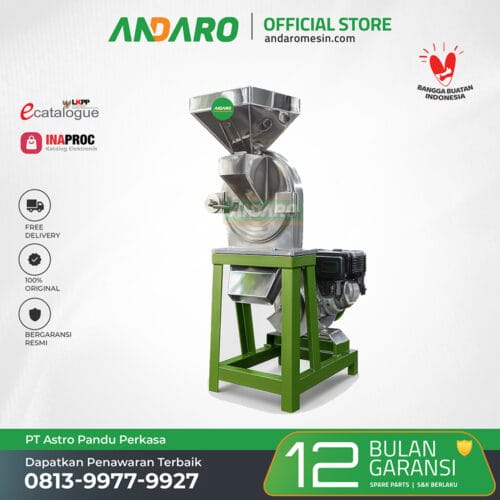 Mesin Disk Mill Penepung Sagu Kering