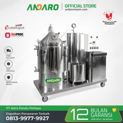 Mesin Evaporator Vacuum Pengurang Kadar Air