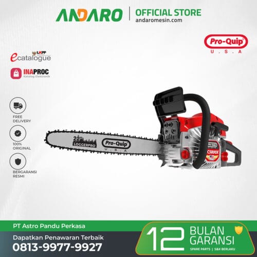 Mesin Gergaji Kayu PROQUIP QC5800X | Chainsaw 22 Inch