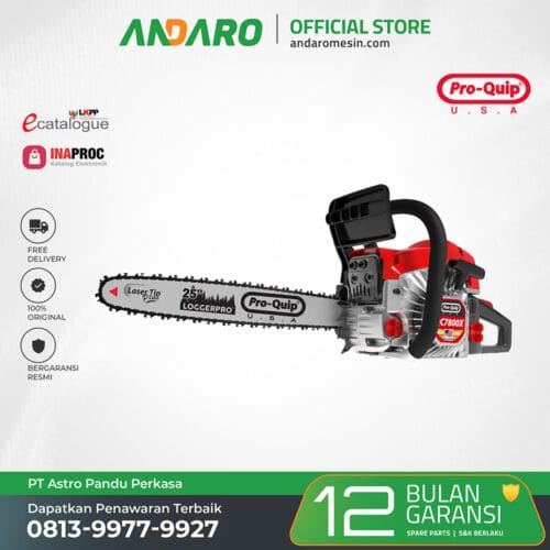 Mesin Gergaji Kayu PROQUIP QC7800X | Chainsaw 25 Inch